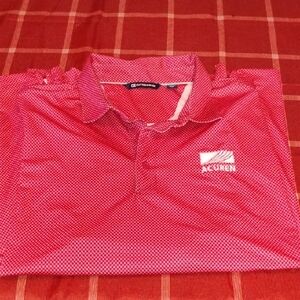 Vibrant Red/Pink Cutter&Buck  Shirt for Men Xxl